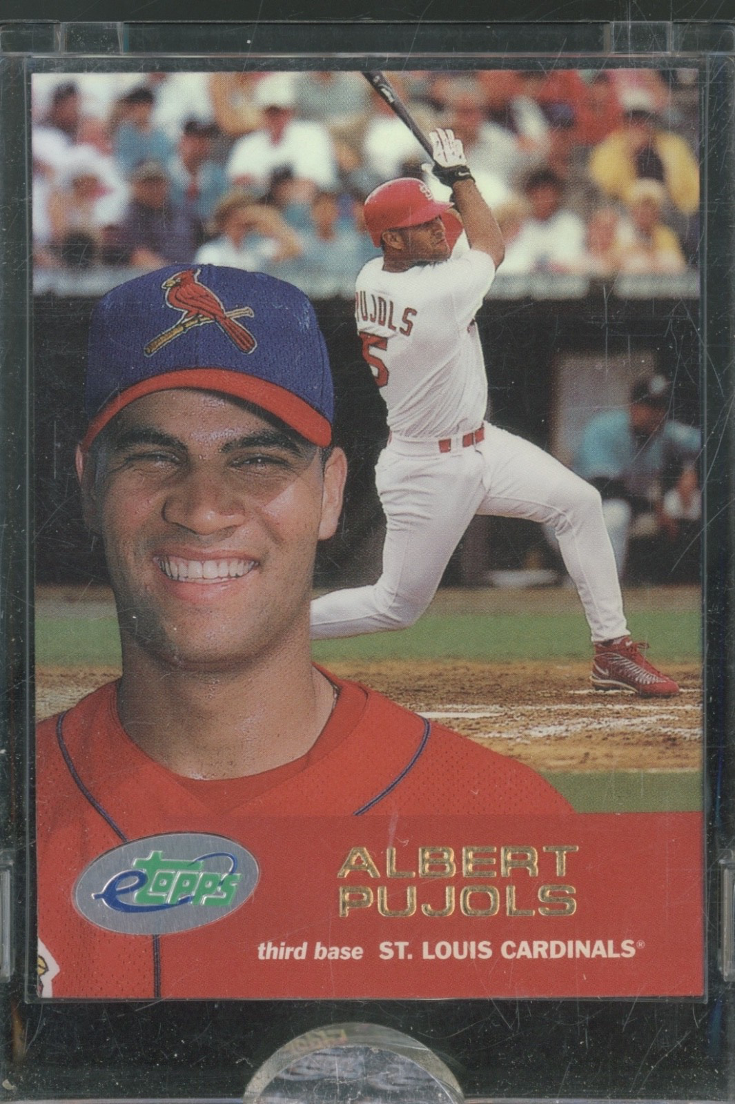 2001 E-Topps Baseball Refractor #143 Albert Pujols RC Rookie