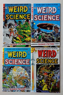 WEIRD SCIENCE  #s 1-4 (Reprints; Gladstone, 1990-1991) -- NM/NM-MT