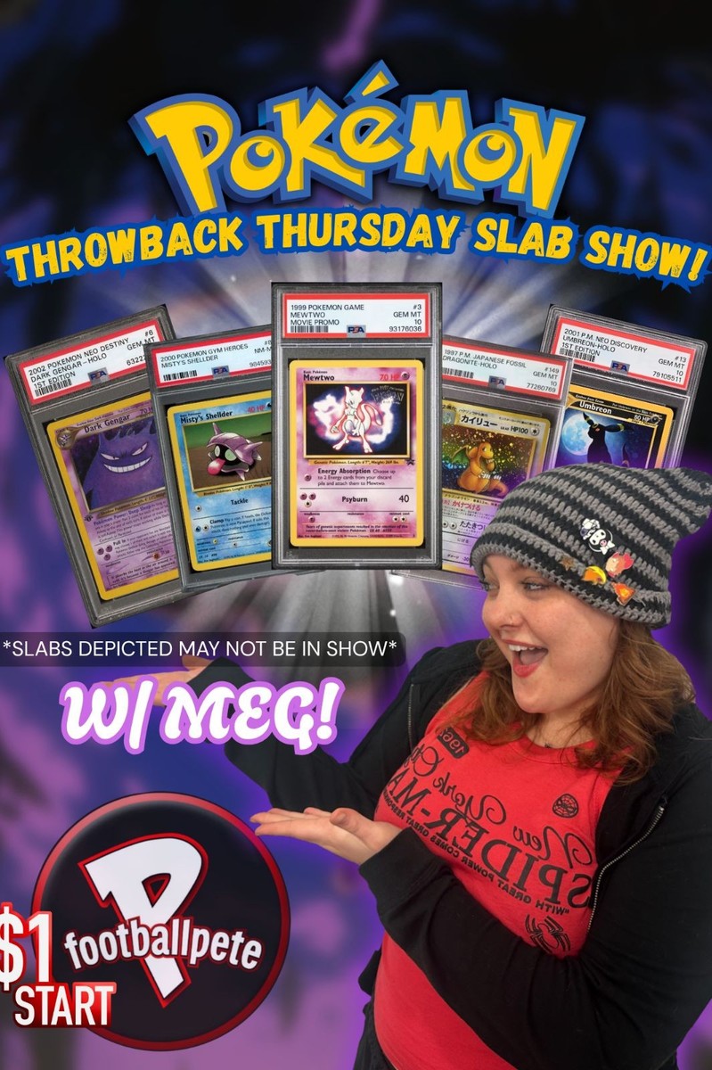 💗$1 START THROWBACK THURSDAY SLABS!💗W/ MEG | eBay Live Video