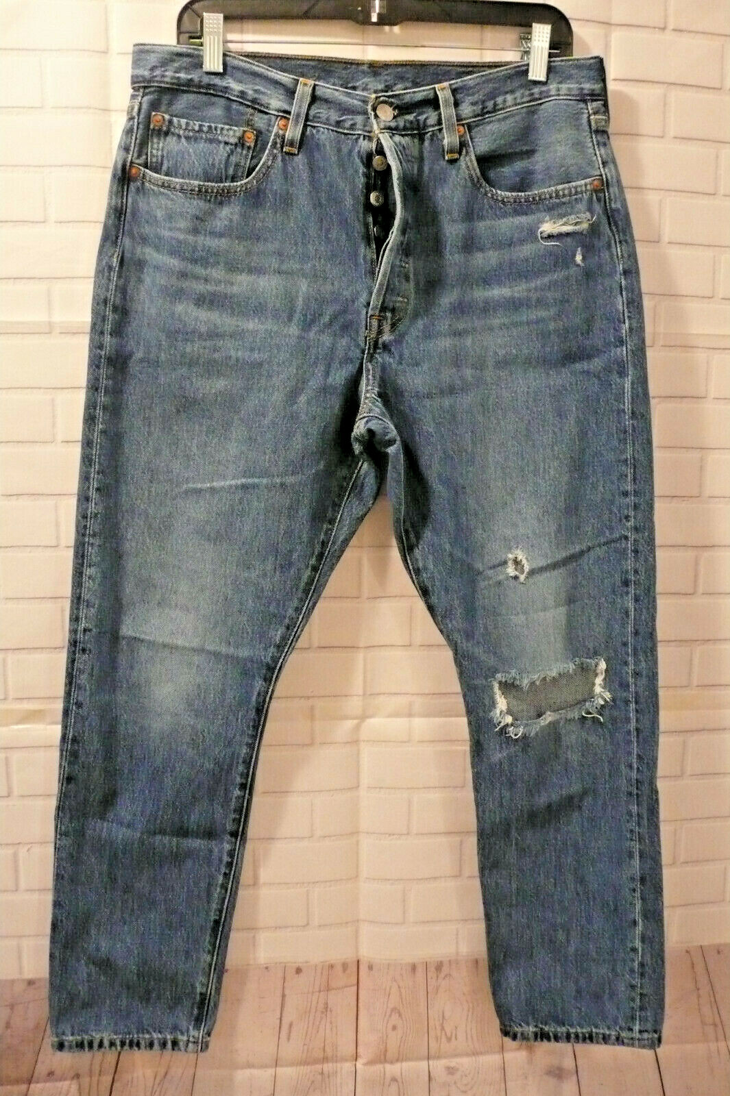 Vintage 1971-1972 LEVI'S 501 S Model Men's Denim Jeans Pants Vintage 1971-1972 LEVI'S 501 S Model Men's Denim Jeans Pants
