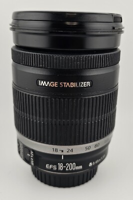 Canon EF-S 18 mm - 200 mm F/3.5-5.6 EF-S IS For Canon - Black