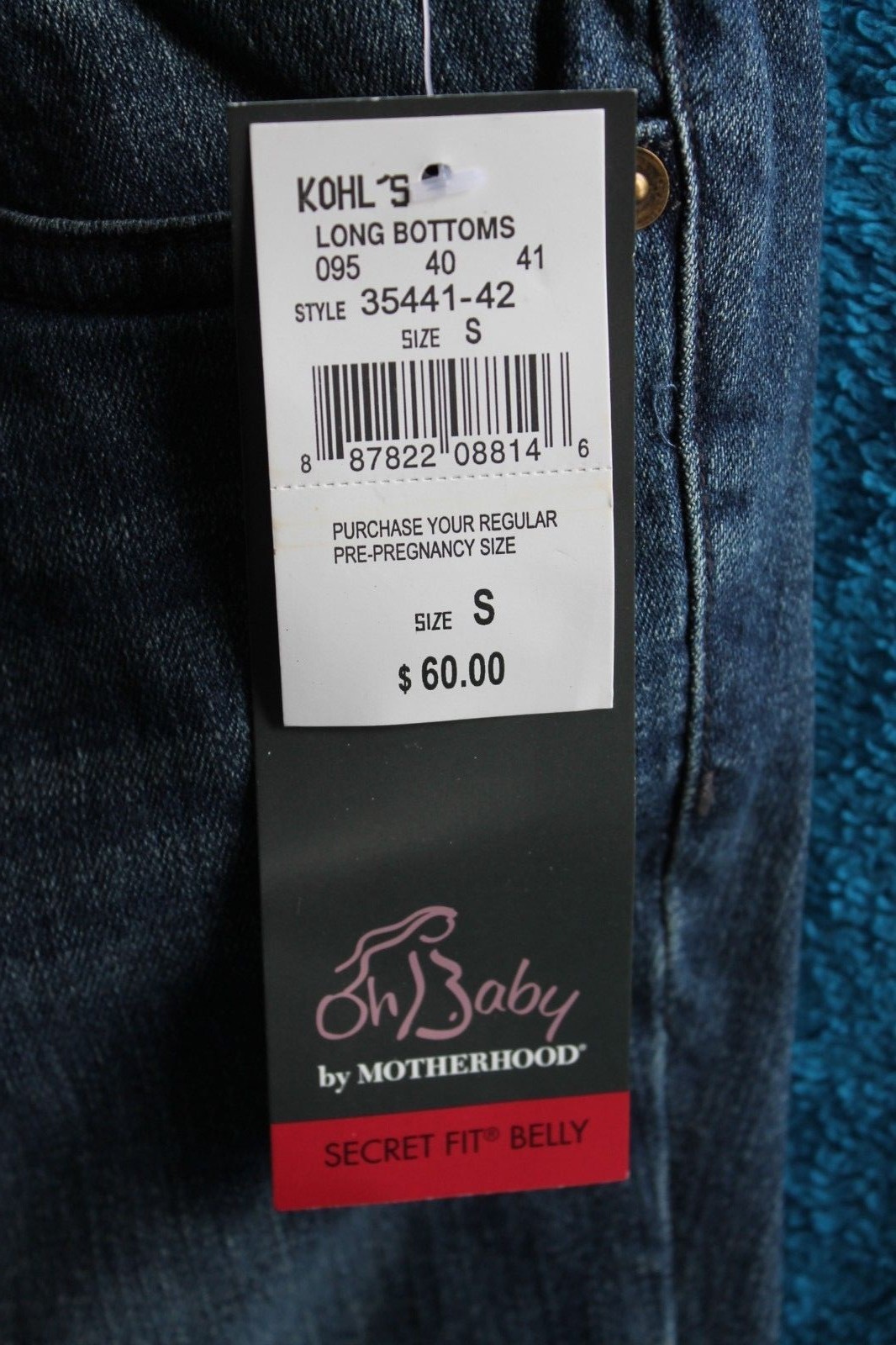 Oh Baby by Motherhood Maternity Jean Size S