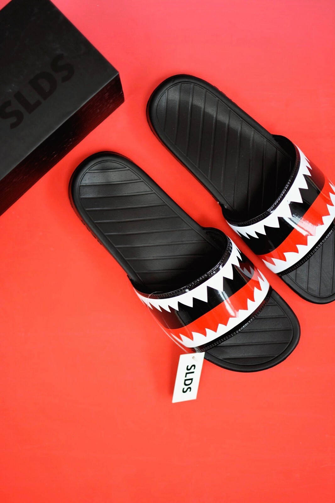 Bape flip flops shark discount