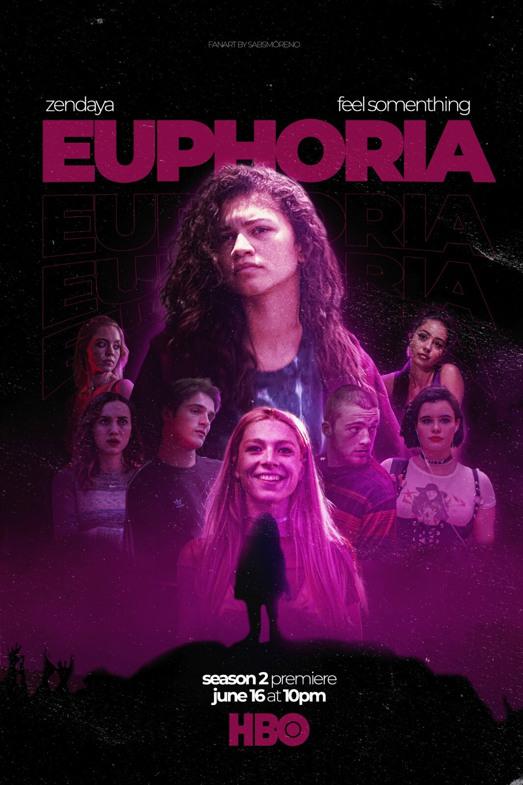 euphoria ユーフォリア　ポスター 2枚 Euphoria poster print : 11 x 17 inches : Zendaya | eBay