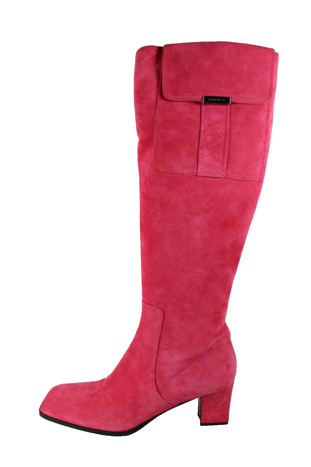 Saint Laurent squaretoo heal boots41 YVES SAINT LAURENT Punch Pink