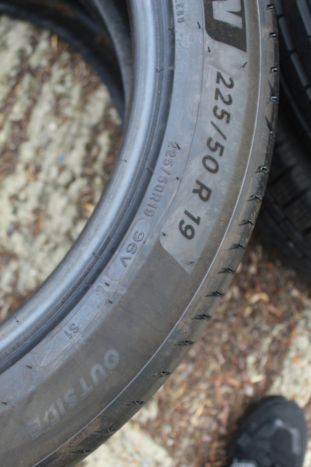 New 225 50 19 Michelin, E Primacy S1, 96V, x1 Single Tyre (F1_tyres) X80