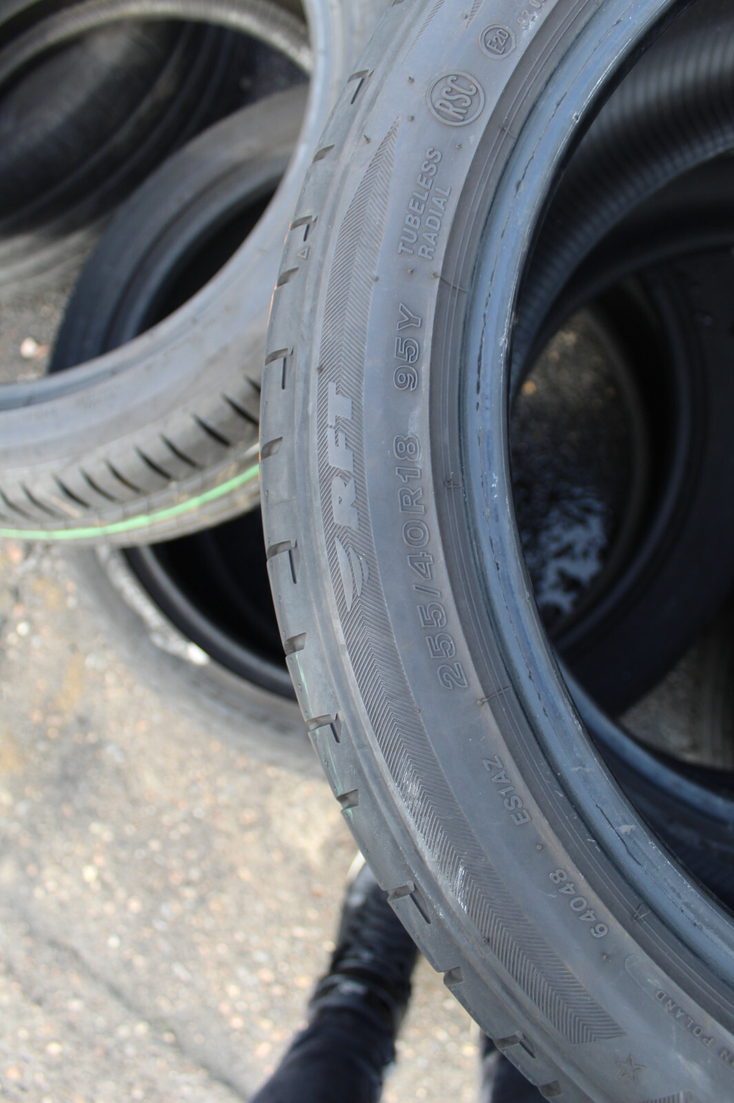 255 40 18 Bridgestone, Potenza, RunFlat, 95Y, x1 Single 6.2mm (F1_tyres) L2572