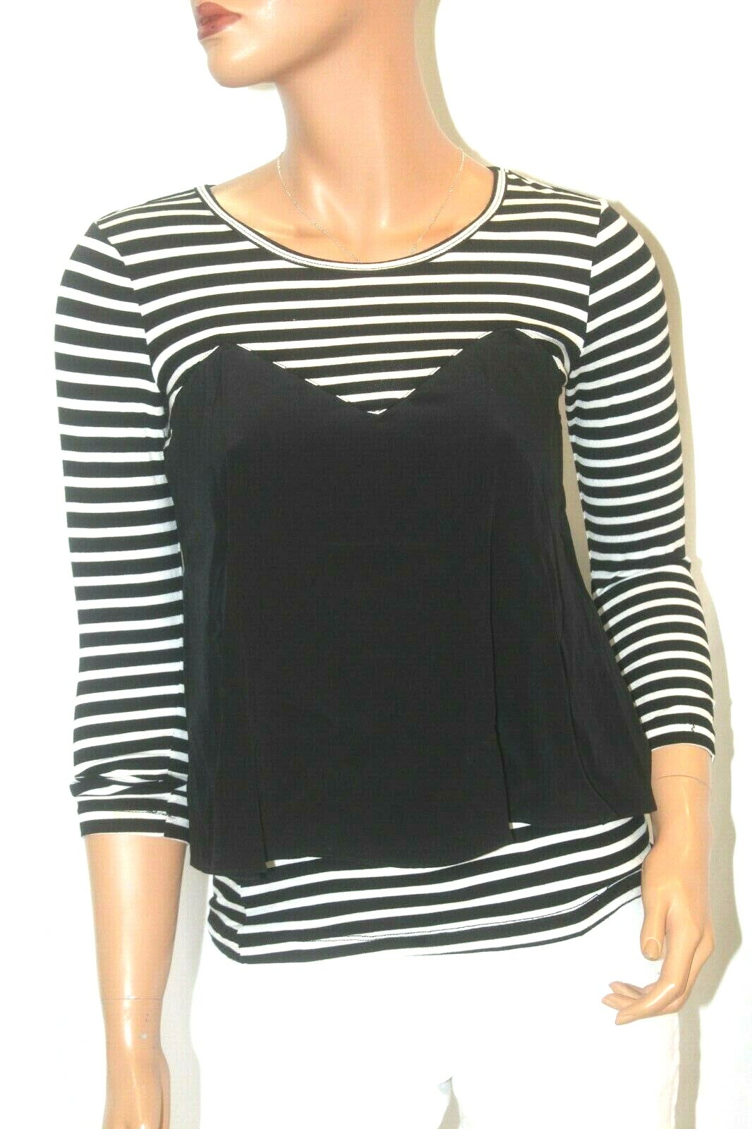 NWT* $158. BCBG MAXAZRIA Women 3/4 Sleeve Stretch Top Blouse NWT* $158. BCBG MAXAZRIA Women 3/4 Sleeve Stretch Top Blouse