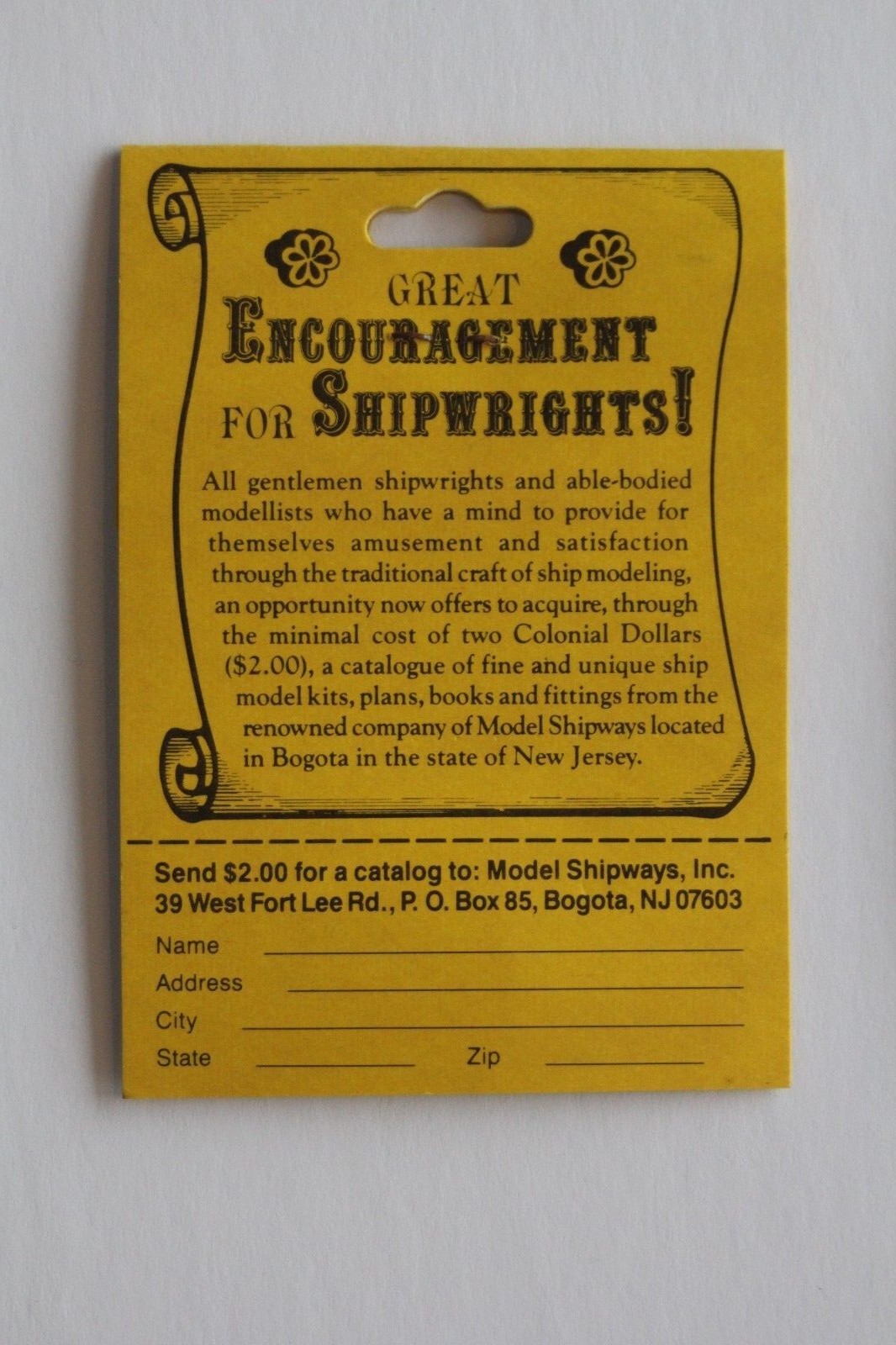 Model Shipways Fittings MS0677 Mast Cap 7/16