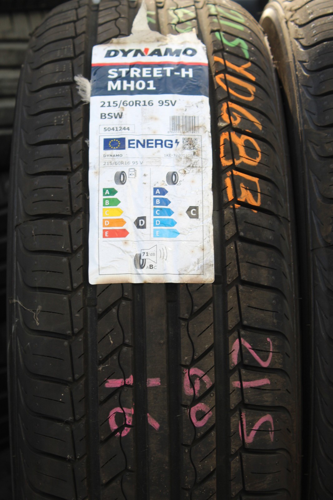 New 215 60 16 Dynamo, Street H MH01, 95V, x1 Tyre (F1_tyres) YD068