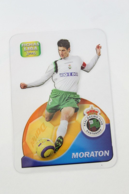 Moraton NÂ°432 Cromo Lamincards Fiches Ligue 2006 Racing Santander Mundicromo