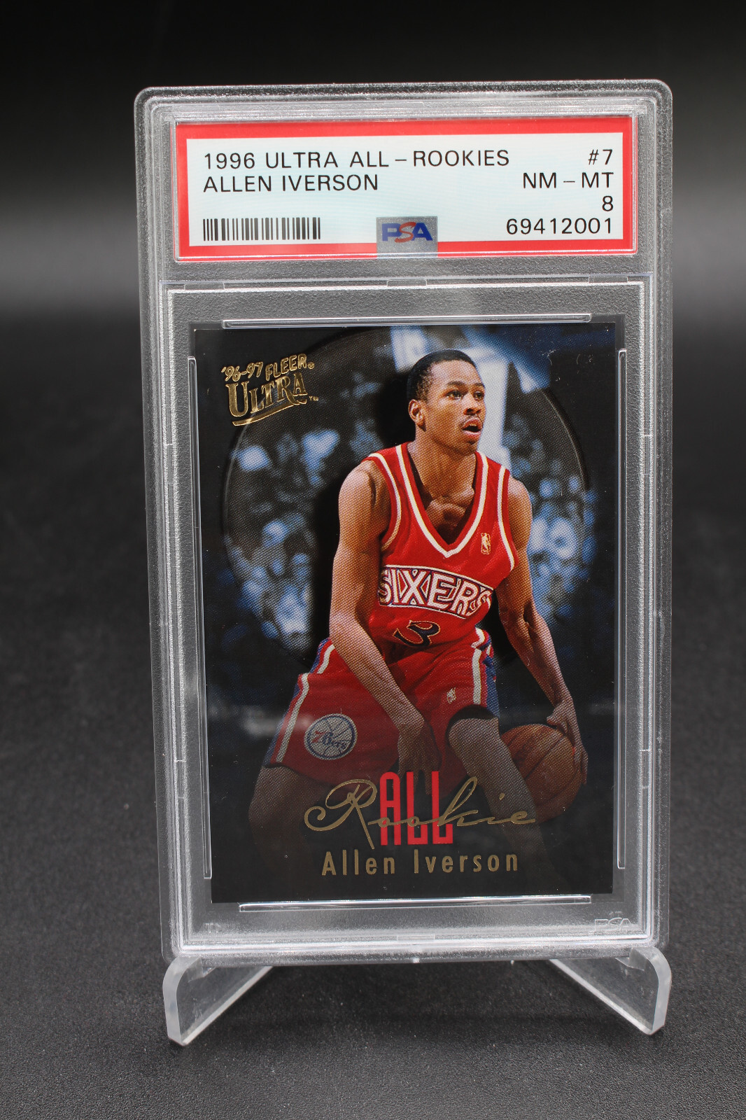 アレンアイバーソン NBAカード96-97 Topps Chrome PSA6
