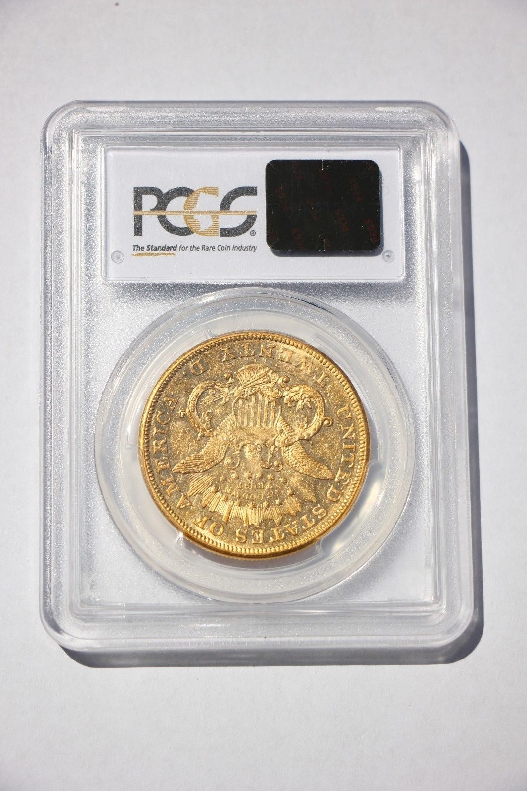 1876-CC $20 PCGS AU55 - CAC - CC-Mint Issue - Liberty Double Eagle - Gold Coin