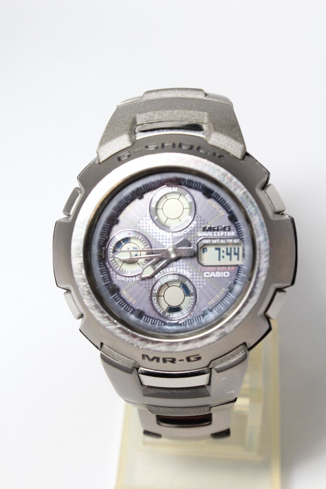 CASIO MR-G MRG-2000DJ Titanium Analog Digital metal band G CASIO MR-G MRG-2000DJ Titanium Analog Digital metal band G