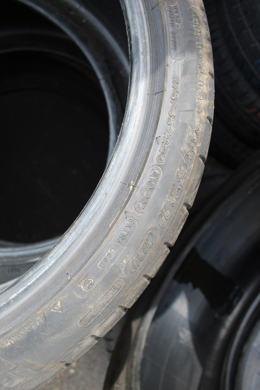 275 35 20 Michelin, Pilot S Sport, XL, 102Y, x2 A Pair 5.0mm (F1_tyres) FO L3643