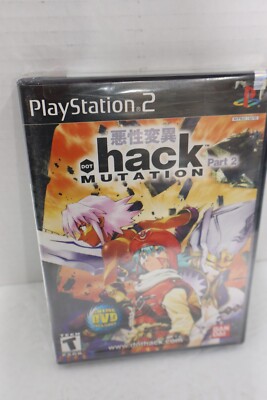 Dot Hack, Part 2, MUTATION (PS2, Sony PlayStation 2, 2003, New, Sealed)
