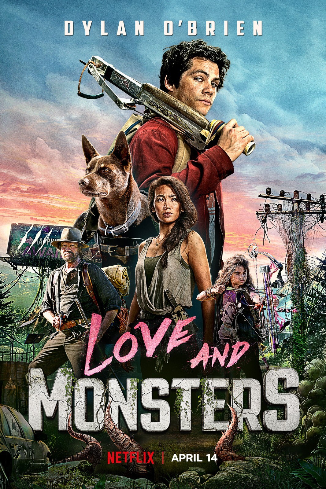 ラブ・アンド・デス　USオリジナル映画ポスター Love And Monsters movie poster - 11 x 17 inches - Dylan O