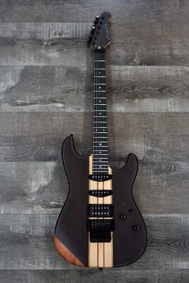 AIO Wolf S1 Floyd Rose Electric Guitar - Dark Walnut