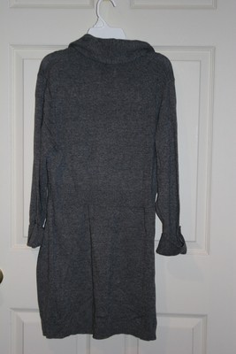 New Oh Baby by Motherhood maternity gray cowl neck sweater Large L 12-14