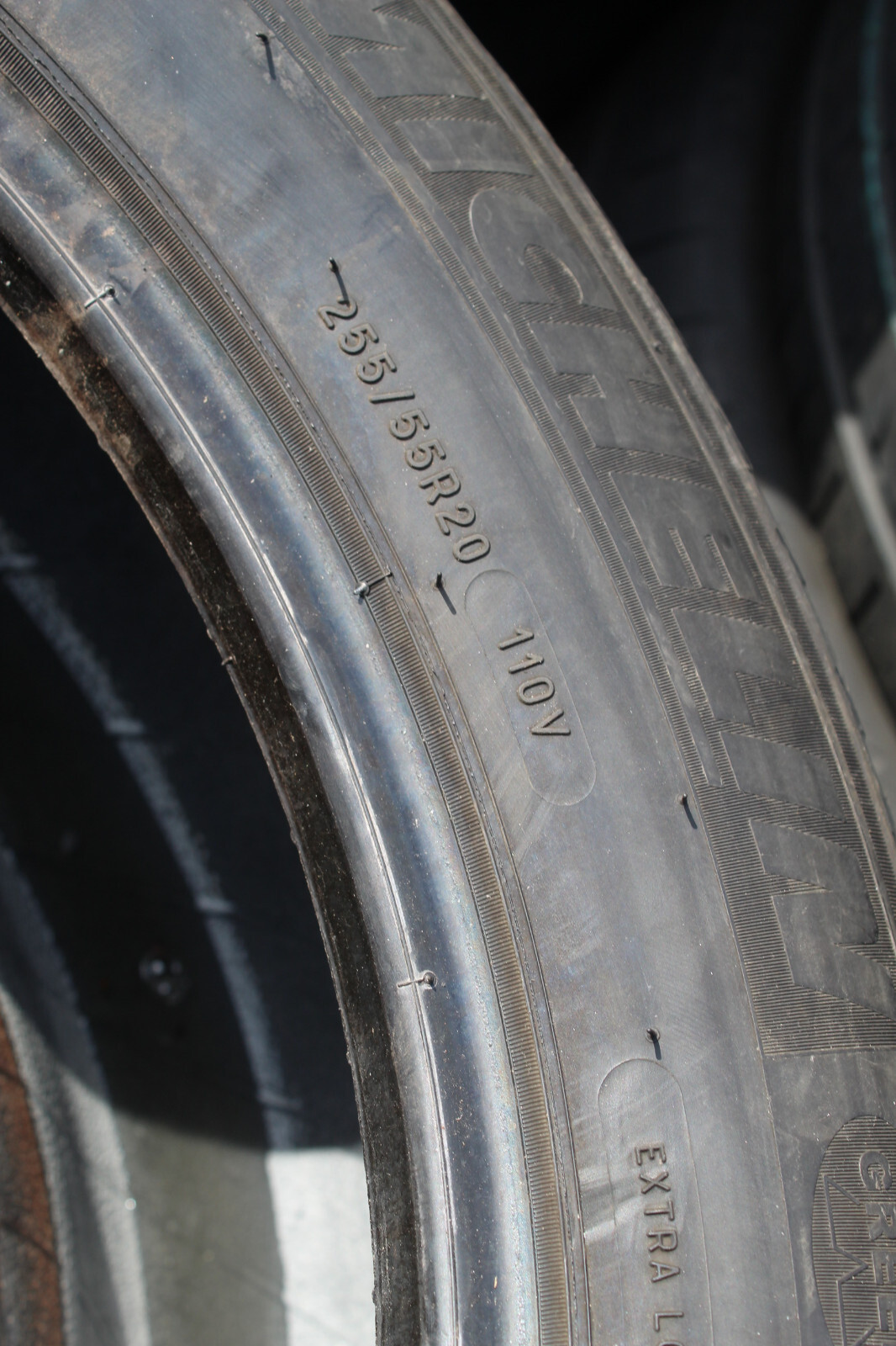 255 55 20 Michelin, Winter, XL, M+S, 110V, x2 A Pair 5.8mm (F1_tyres) FO L3339