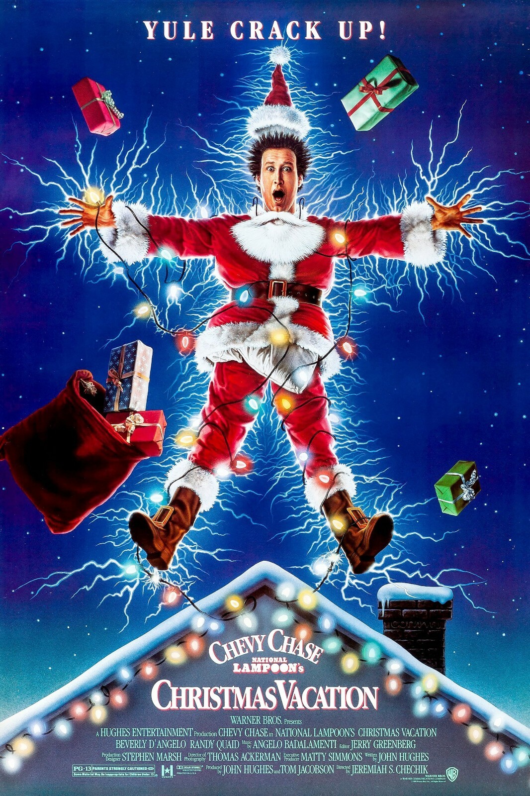 1989 National Lampoons Christmas Vacation Movie Poster 11X17 Clark Griswold 🎄🍿