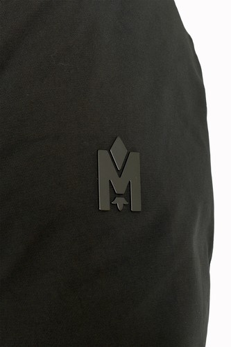 Pre-owned Mackage $1445  Men's "dixon-x" Black Fur-trim Parka Bomber Jacket Us 38/s It 48