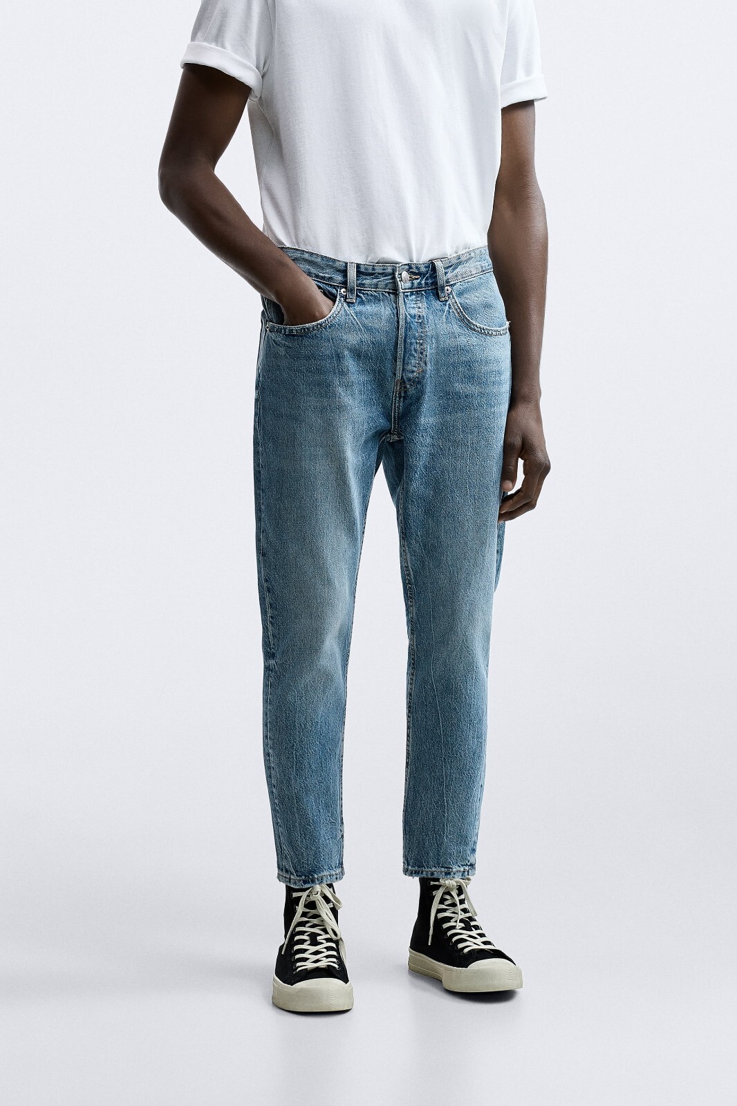 ブルース ZW COLLECTION LOW RISE FLARE JEANS - Light blue | ZARA