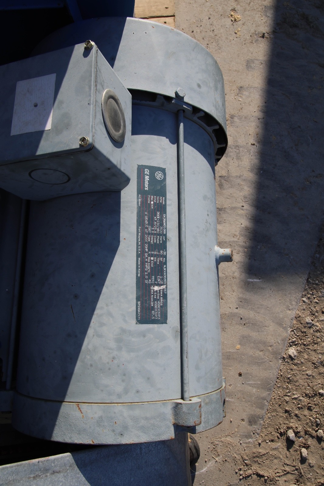 Twin City clean air fan, size 245, 10,000 CFM, class II, 20HP,  3PH, 208-230/460