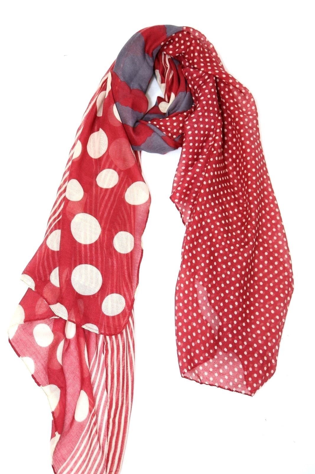 Women's Polka Dot Scarves and Wraps