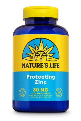 Natures Life Protecting Цинк 30 мг 250 капсул