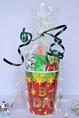 Gaming Minecraft TNT Style Pre filled Party Cups - alternative to party bags
