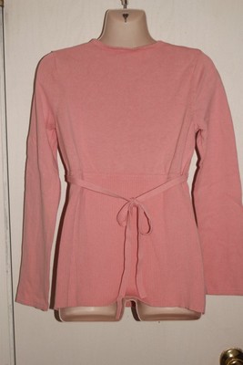 OLD NAVY MATERNITY ~ Pink Cotton Lt. Sweater Sz S * VERY GOOD COND.