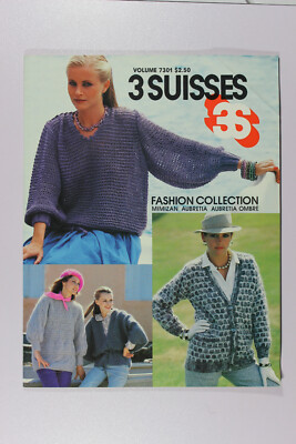 3 Suisses #7301 - Fashion Collection of Knitting Pattern Book - #13