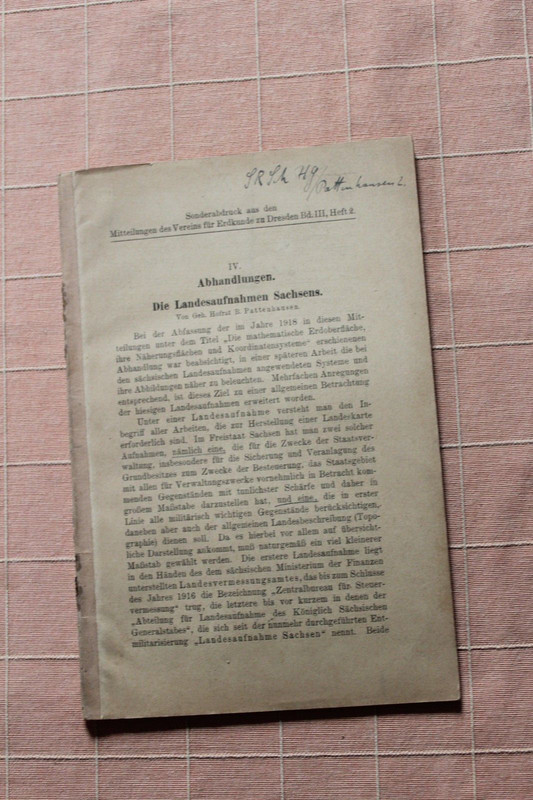 Abhandlungen Iv. - Die Landesaufnahmen Sachsens