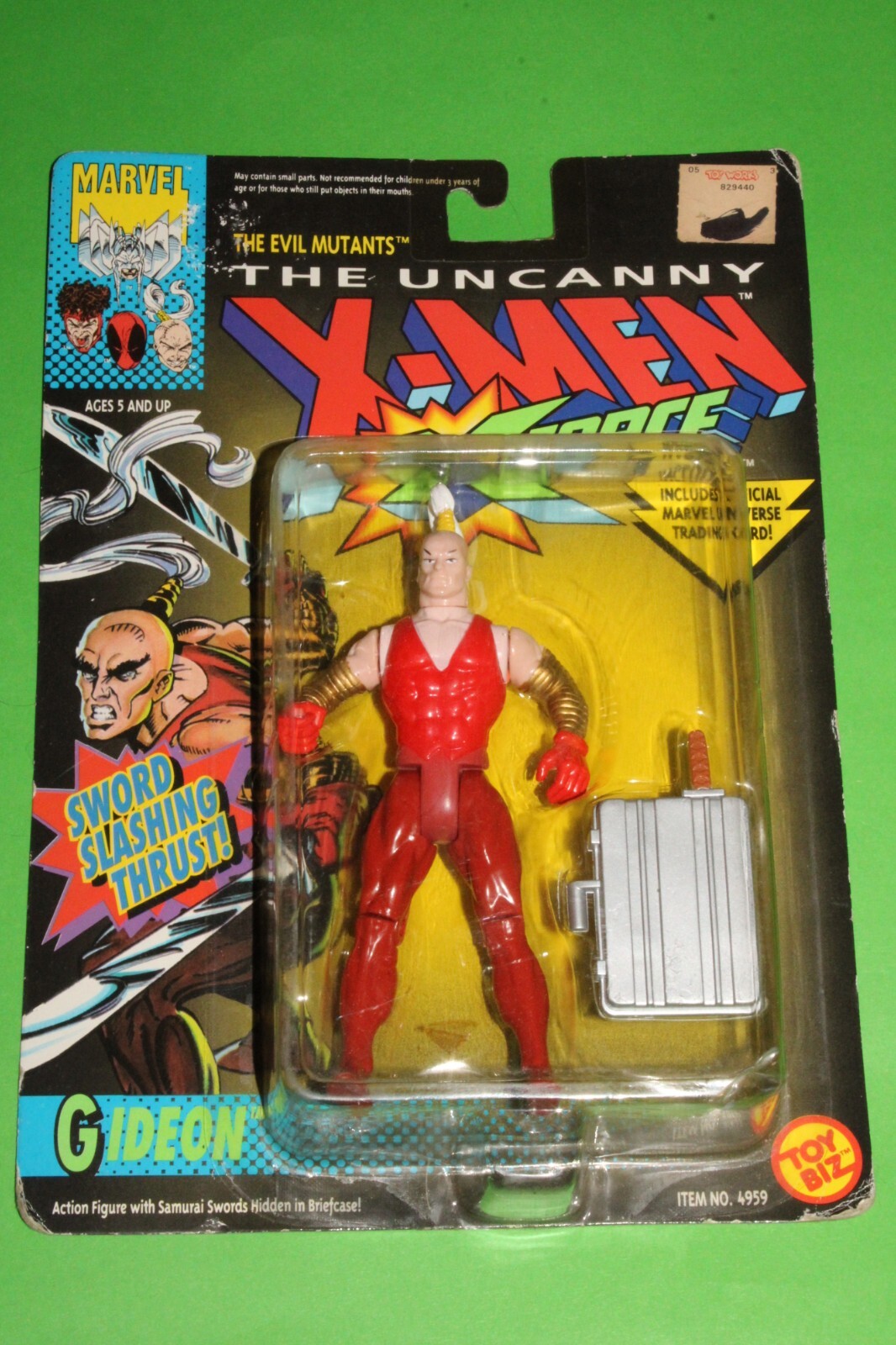 1992 MARVEL UNCANNY X-MEN SERIES GIDEON ACTION FIGURE TOY