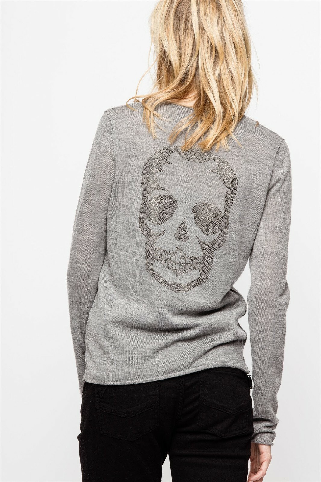 NWT Zadig & Voltaire Nosfa Bis Skull Merino Wool Sweater NWT Zadig & Voltaire Nosfa Bis Skull Merino Wool Sweater