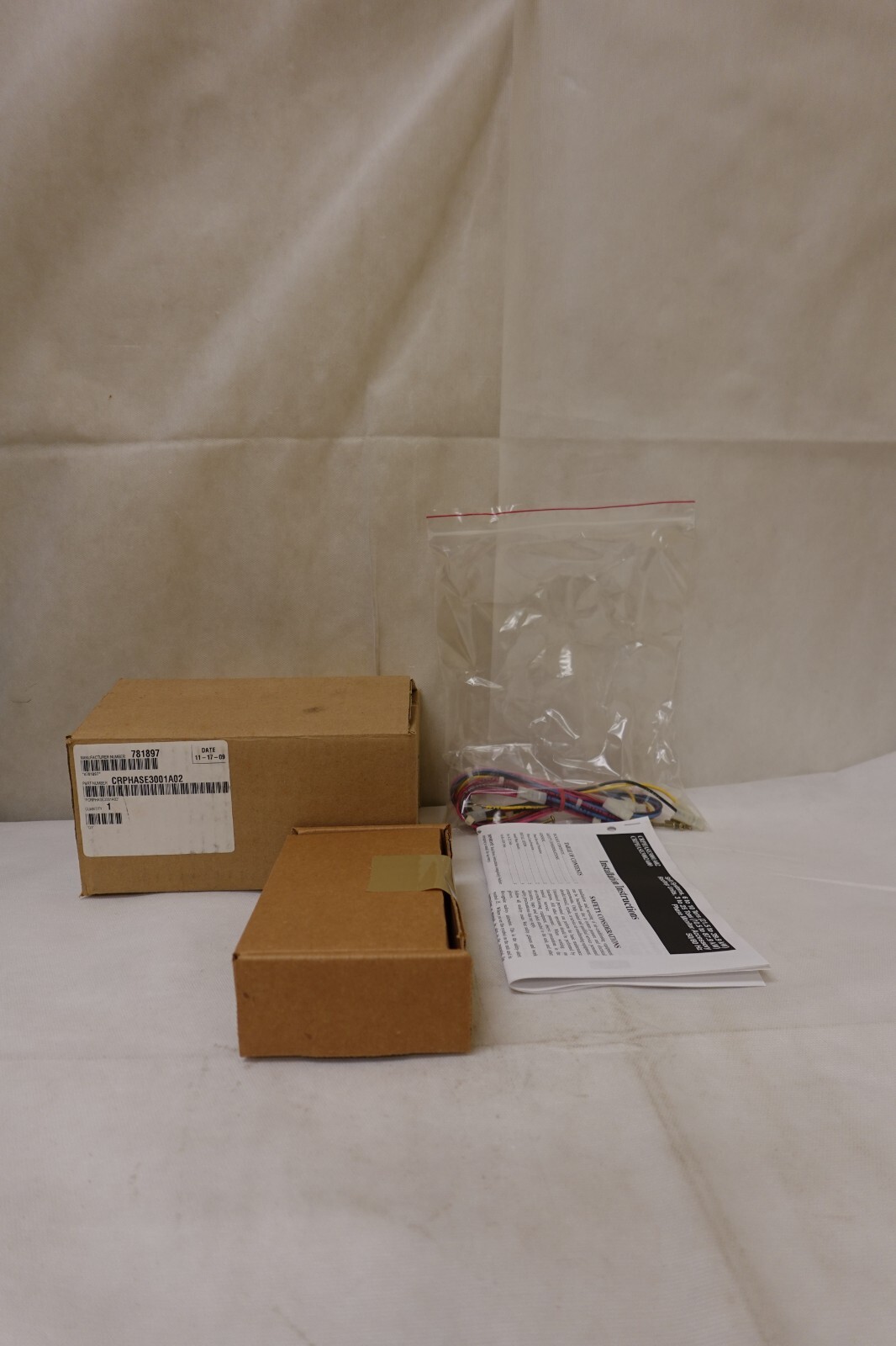 Carrier HVAC Phase Monitor Kit 781897 / CRPHASE3001A02 - New