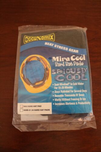 OccuNomix Heat Stress Gear MIRA COOL Hard Hat Insert Pads 968 NEW Sealed Package