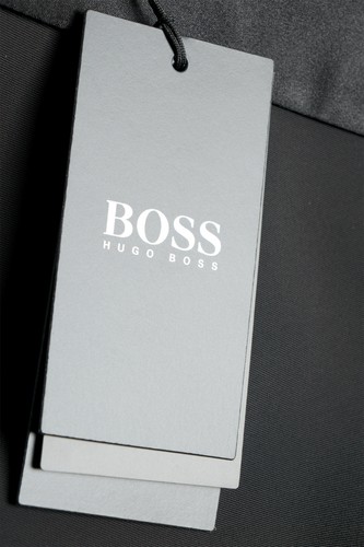 Pre-owned Hugo Boss Men's "nielsen/oliwer_1" Black Double Breasted Tuxedo Style Suit