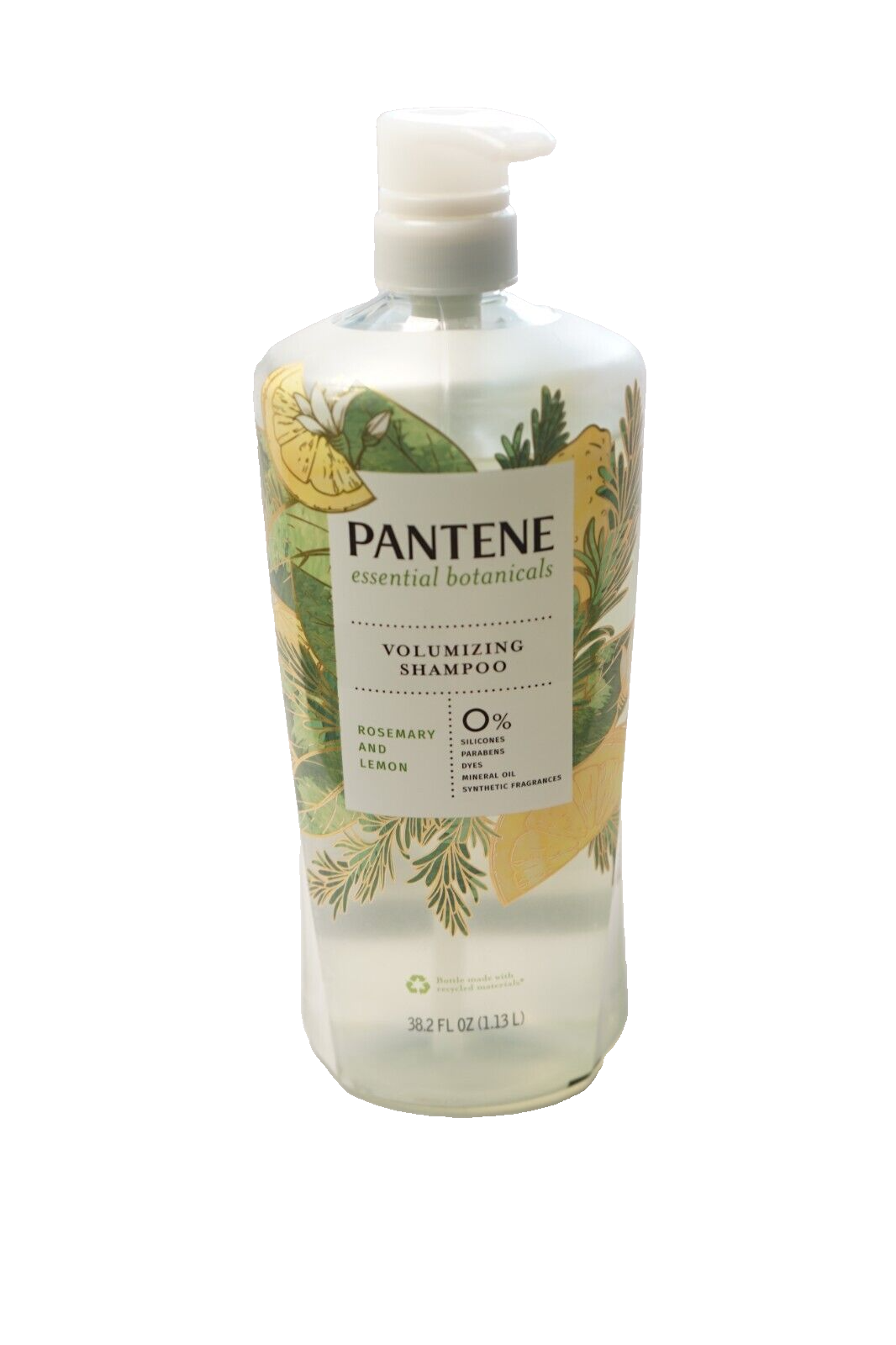 1 Ct Pantene Essential Botanicals Rosemary & Lemon Volumizing Shampoo 38.2 Oz