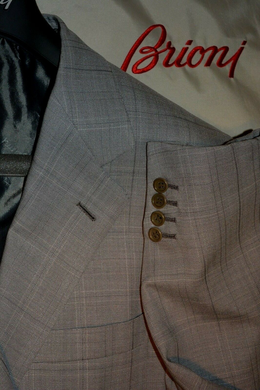 か*こ様 Brioni 44 ジャケット Brioni Men's Size 44R Sport Suit Jacket Black Pin Stripes | eBay