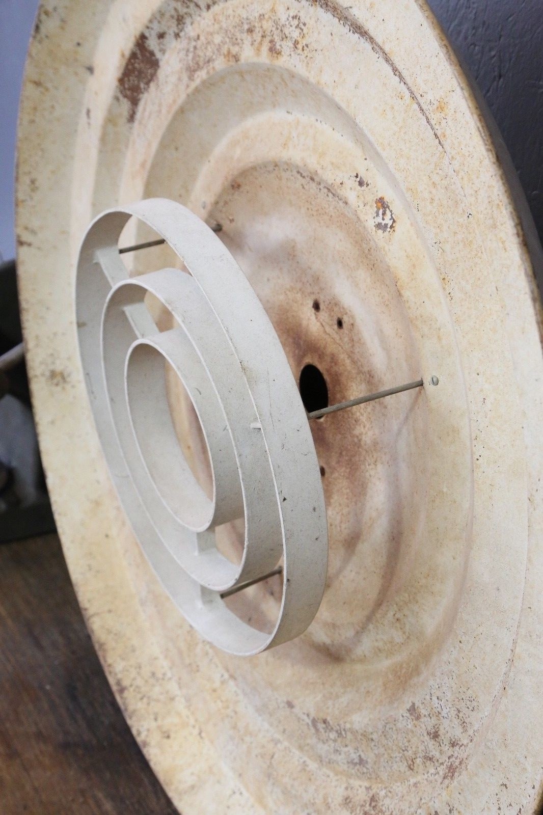 Vintage Wilmot Castle Ceiling Light Fixture Space saucer kitchen island lamp 30