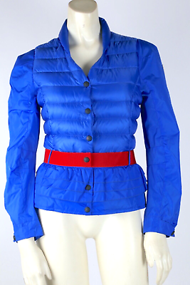 Moncler peplum clearance puffer jacket