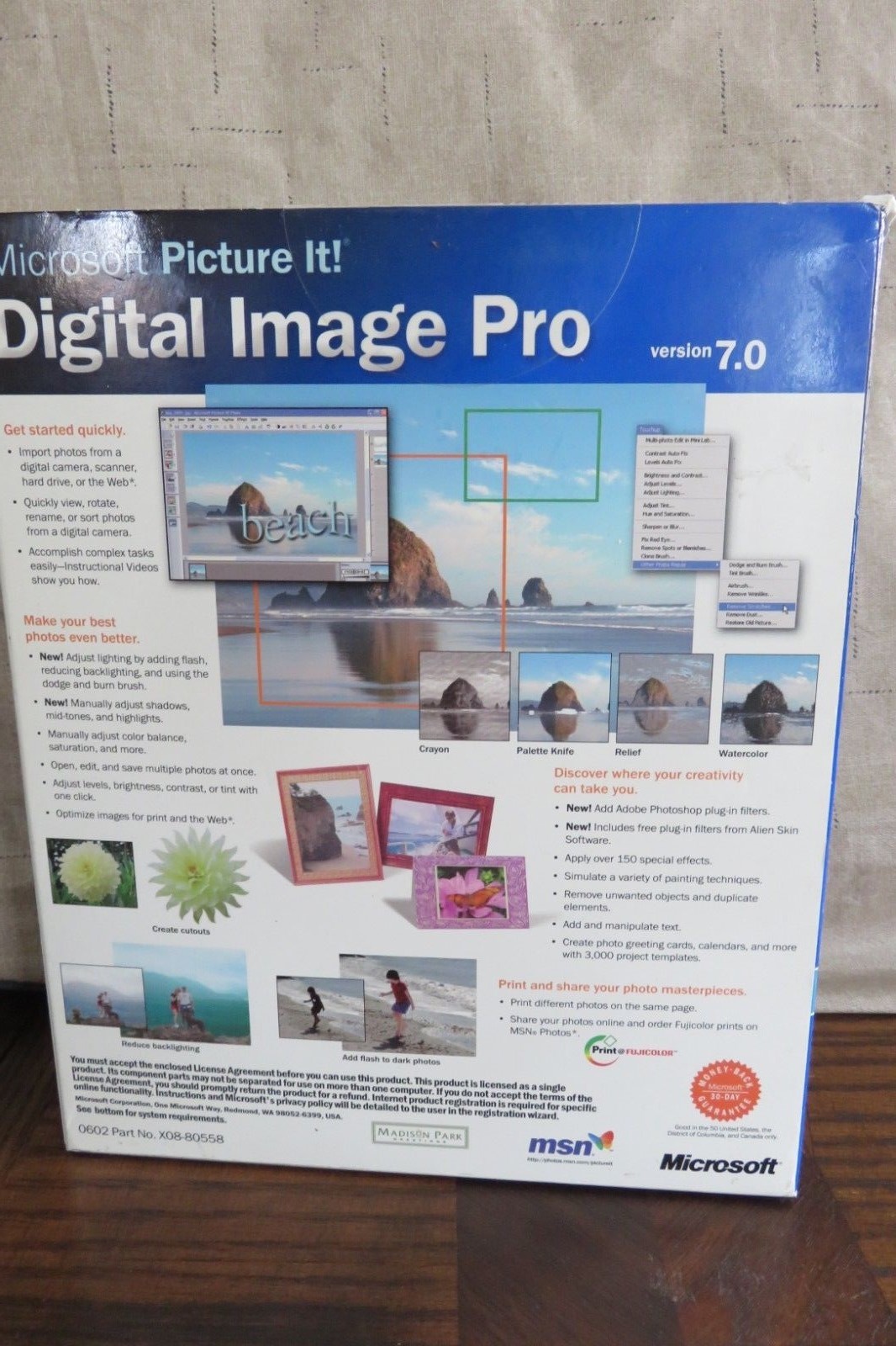 Microsoft Picture It! Digital Image Pro 7.0 & Creative Lettering Combo & Super