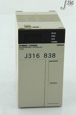838 OMRON SYSMAC PROGRAMMABLE CONTROLLER C200HG-CPU53