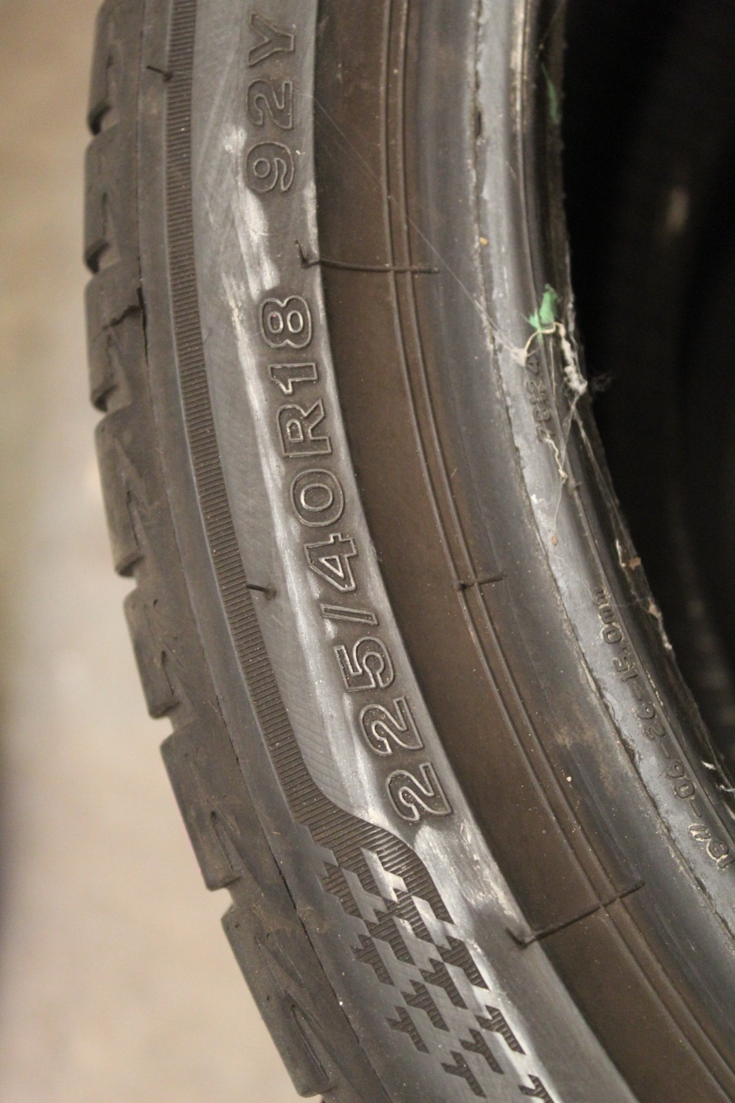 225 40 18 Bridgestone, Turanza T005, XL, 92Y, x2 A Pair 6.0mm (F1_tyres) X107