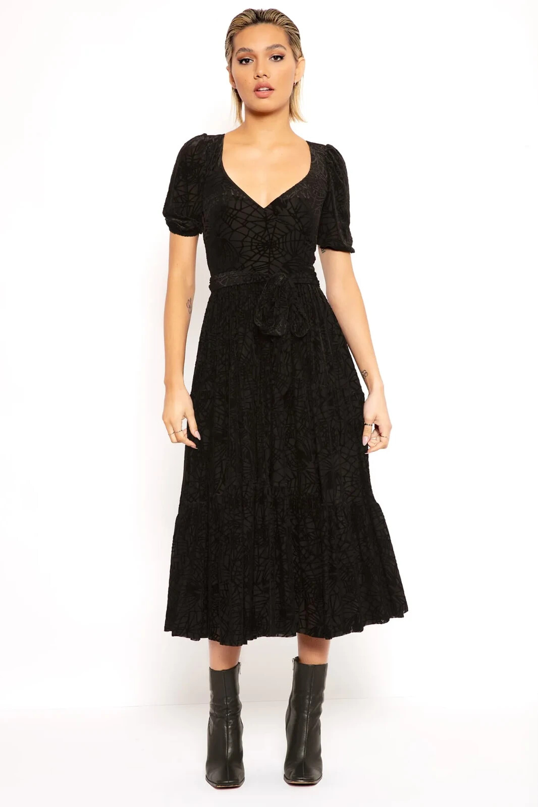 MILK レッドカーペットdress ブラック MILK♡レッドカーペット dress＆プロムヘッドドレス | BABY PINK