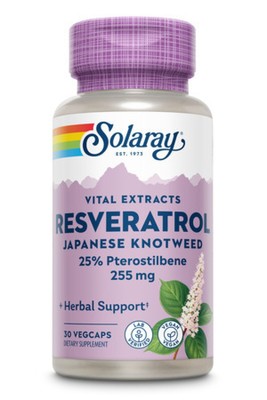 Solaray Super Resveratrol с птеростильбеном 30 капсул