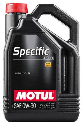 Motul 5 Liter SPECIFIC LL-01 FE 0W-30 100% Synthetic Engine Oil 111782