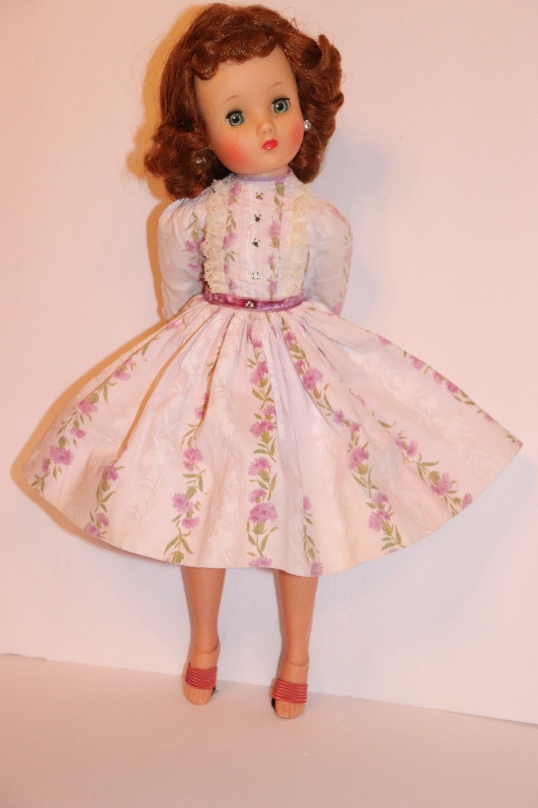 Vintage Madame Alexander Elise Doll Stunning Red Head Rare Tagged Dress 1958